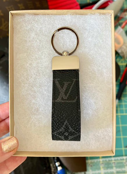 Repurposed LV Eclipse Monogram Keychain