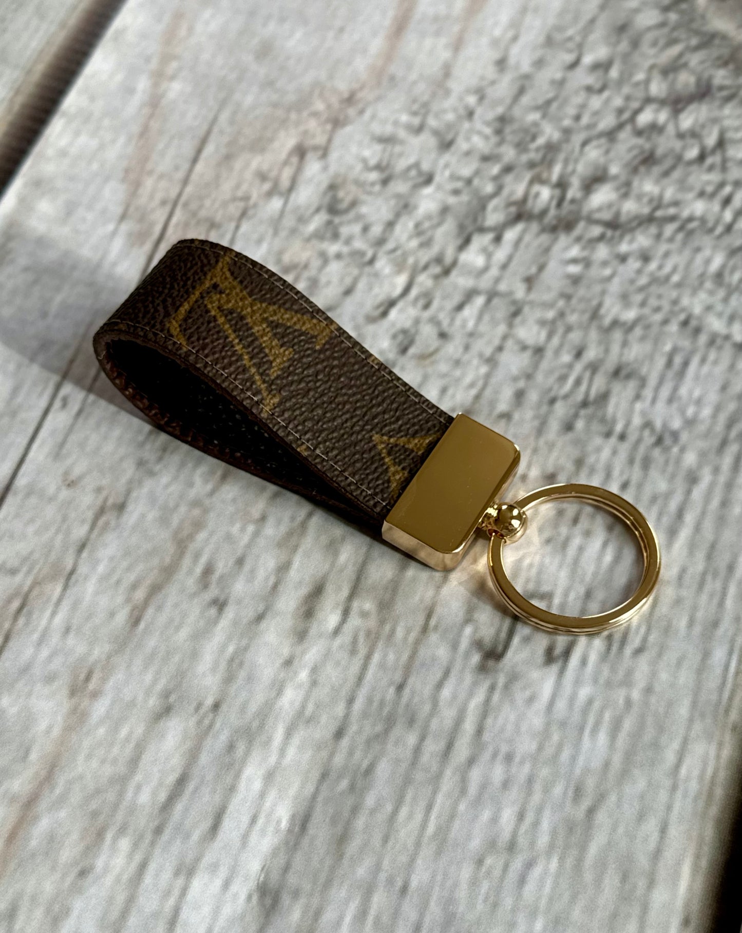 Repurposed LV Monogram Keychain