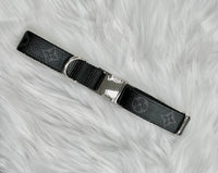 Dog Collar with Repurposed Monogram Eclipse LV