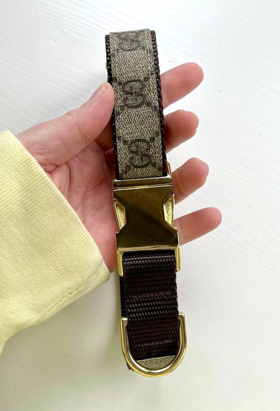 Repurposed Gucci Dog Collar – Tailor Made Crafts