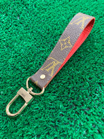 Repurposed LV Monogram Wristlet Keychain