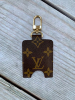 Hand Sanitizer Holder with Repurposed LV