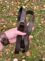 Dog Leash with Repurposed LV