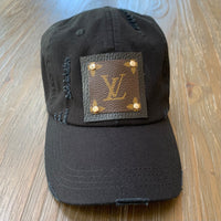 Distressed Hat with Repurposed LV