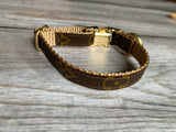 Extra Small Dog Collar with Repurposed LV