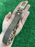 Repurposed LV Monogram Wristlet Keychain