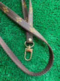 Lanyard with Repurposed LV Fleur